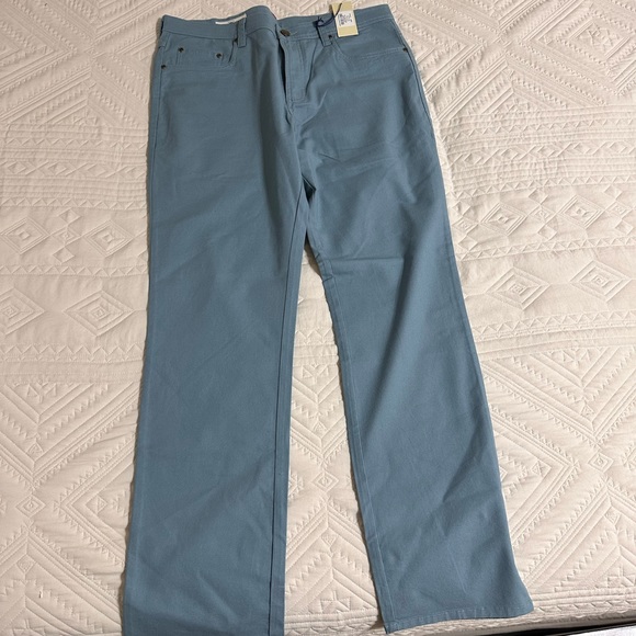 Onward Reserve Flex Micro Canvas Pants in Smoke Blue! 35X32 - Picture 2 of 4